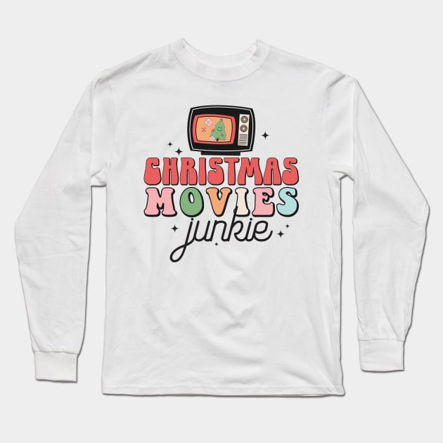 Christmas Movies Long Sleeve T-Shirt by Machtley Constance